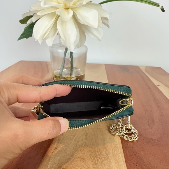 NWT Coach Zip Card Case In Signature Canvas - Picture 6 of 6